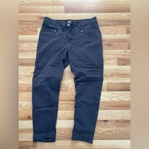 Democracy Womens Jeans "Ab"technology Skinny Ankle Denim Gray Moto Street 4
